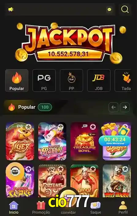 Promoções Especiais no cio777 App